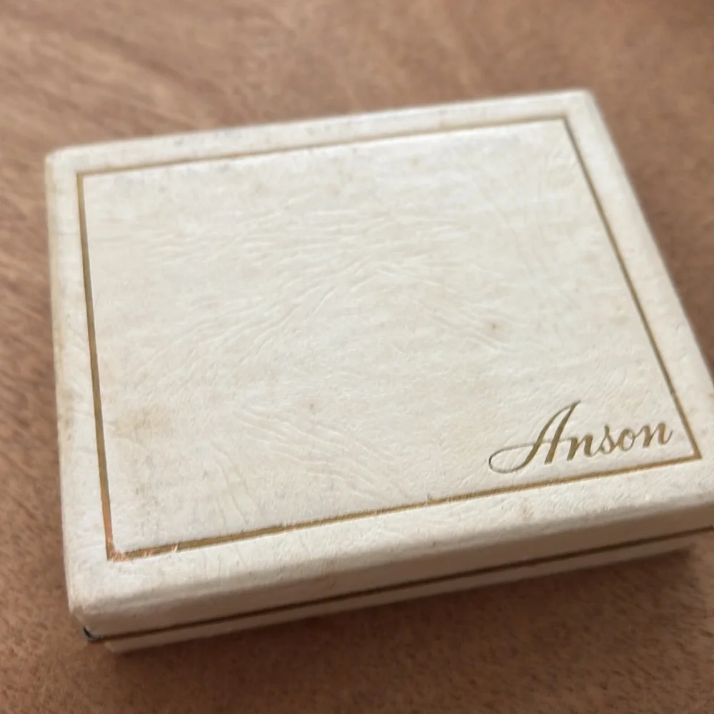 Gorgeous Anson tie bar and cufflinks set initials CPG
